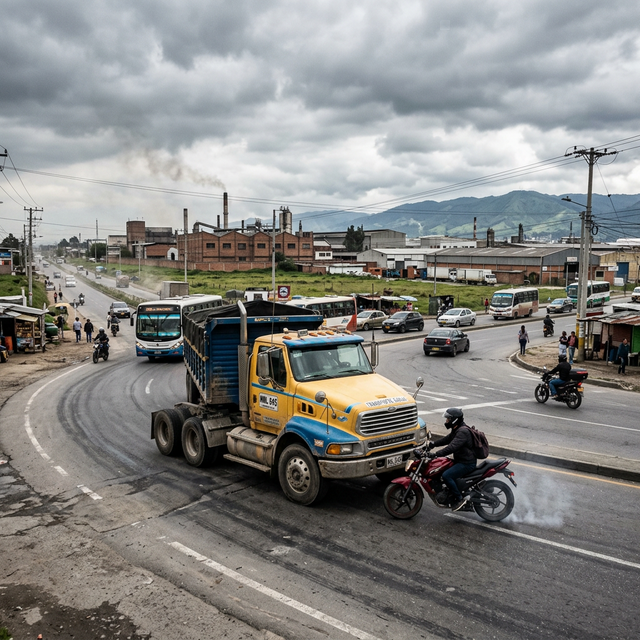 Vía Mosquera Funza siniestral