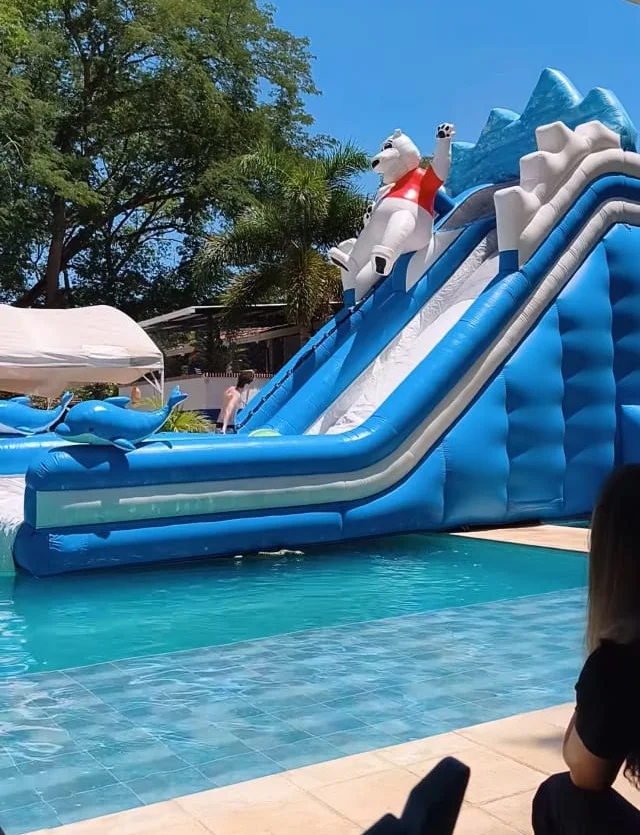 Tobogán inflable